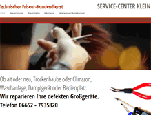 Tablet Screenshot of friseur-kundendienst.com